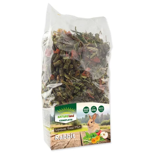 Nature Land Krmivo Complete pro králíky a zakrslé králíky 1,4 kg