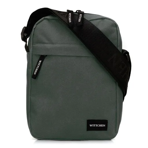 Šedá kabelka na rameno.