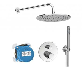 IDEAL STANDARD IDEAL STANDARD - CeraTherm Sprchový set s termostatom pod omietku, s telesom, priemer 30 cm, chróm A7573AA