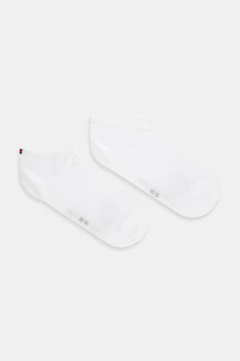 Ponožky Tommy Hilfiger 2-pak dámske, biela farba, 343024001,