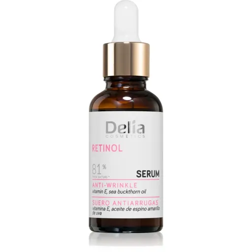 Delia Cosmetics Retinol Anti-Wrinkle Serum protivráskové sérum s retinolom 30 ml