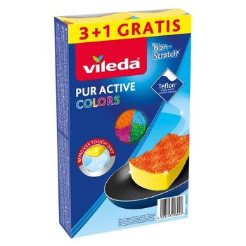 Vileda PUR active Colors szivacs 3+1 ks 