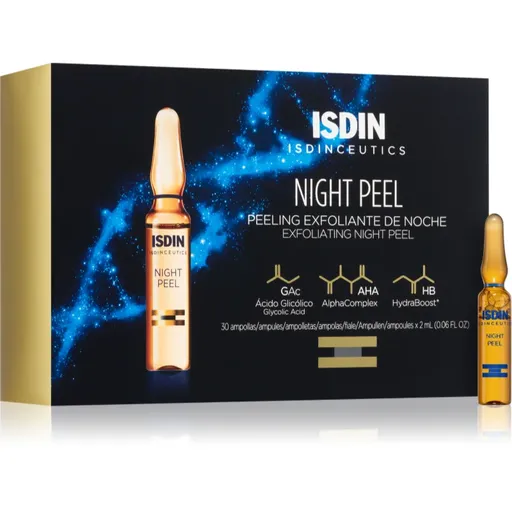 ISDIN Isdinceutics Night Peel exfoliačné peelingové sérum v ampulkách 30x2 ml