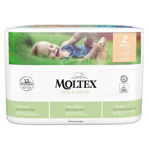 MOLTEX Pure & Nature Mini 3-6 kg  38 ks