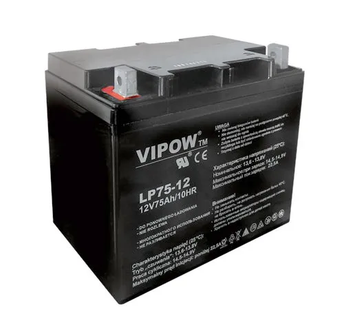Batéria olovená 12V 75Ah VIPOW BAT0224
