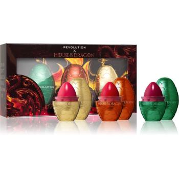 Makeup Revolution X House of Dragon Dragon Egg darčeková sada na pery a líca 1 ks