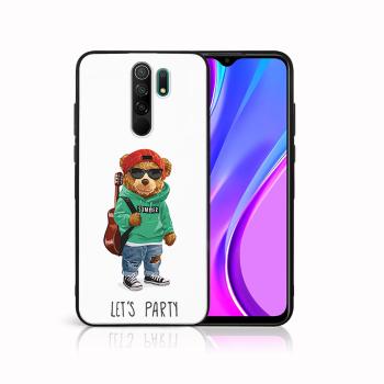 MY ART Silikónový obal Xiaomi Redmi 9 BEAR (177)