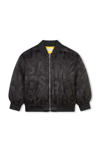 Detská bunda bomber Marc Jacobs čierna farba, W60272