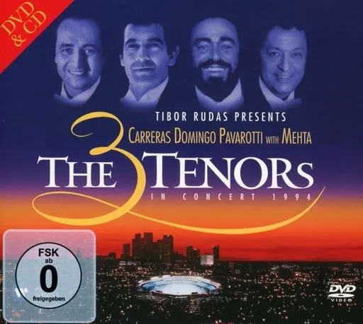 HÁROM TENOR JUBILEUM: MEHTA,PAVAROTTIDOMINGO,CARRERA DVD