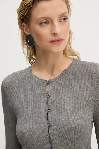 Kardigán s prímesou vlny Samsoe Samsoe SASONNET