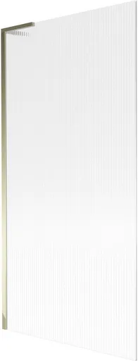 MEXEN/S - Next L vaňová zástena FIX 90 x 150, prúžky, zlatá 895-090-000-03-09-50