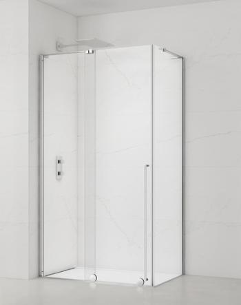 Obdĺžnik sprchového kúta 100x90 cm SAT Walk-In Xmotion SATBWIXMN100S90