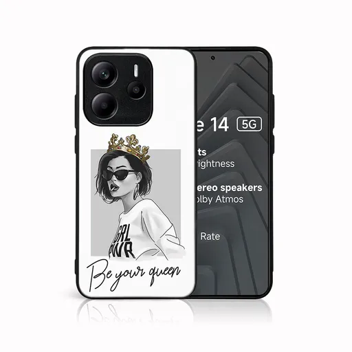 MY ART Ochranný kryt pre Xiaomi Redmi Note 14 5G QUEEN (139)