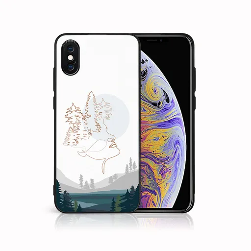 MY ART Ochranný kryt pre Apple iPhone X / XS LAKE (192)