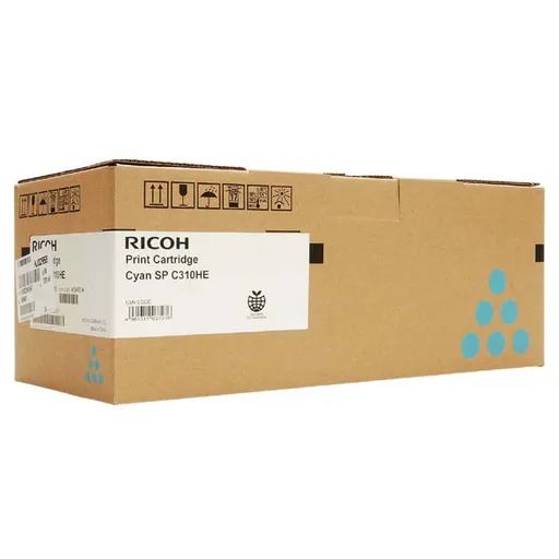 RICOH 406480 - originálny toner, azúrový, 6000 strán
