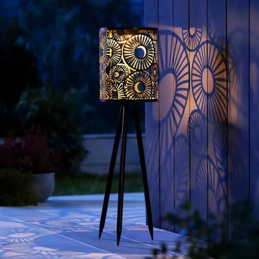 Die moderne Hausfrau Solární zahradní stojací lampa