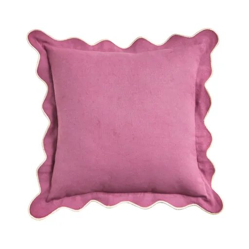 Jednofarebný bavlnený vankúš