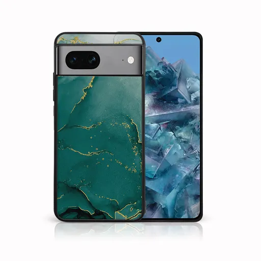 MY ART Ochranný kryt pre Google Pixel 8 GREEN MARBLE (145)