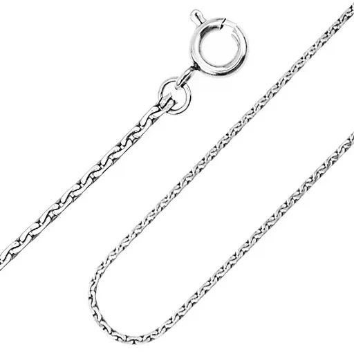 Oceľová retiazka - ploché ohnuté články, 1,5 mm