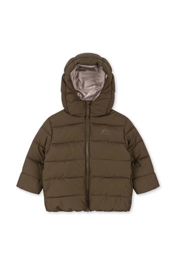 Detská bunda Konges Sløjd ALPI JACKET GRS hnedá farba, KS101210