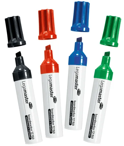 LEGAMASTER TZ150 - Whiteboard fixky s hrubým hrotom 4 ks, mix farieb