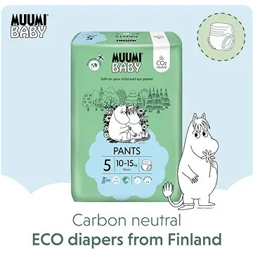 Muumi Baby Pants Maxi+ veľkosť 5 (114 ks) (8594184020326)