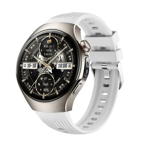 STRIPS Vymeniteľný remienok pre Huawei Watch 5 46mm biely