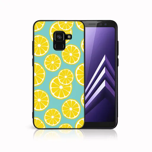 MY ART Ochranný kryt pre Samsung Galaxy A8 2018 (A530) LEMON (121)