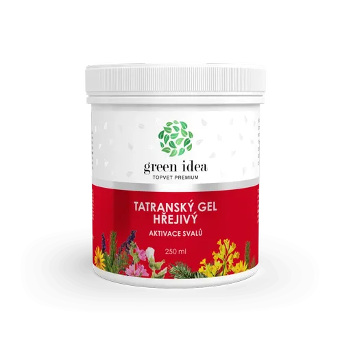 Tatranský bylinný gél - hrejivý 250 ml - Green idea
