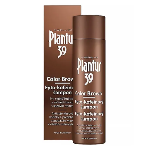 PLANTUR39 Color Brown Fyto-kofeínový šampón 250 ml