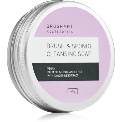 BrushArt Accessories Brush & Sponge cleansing soap čistiace mydlo pre kozmetické štetce 40 g