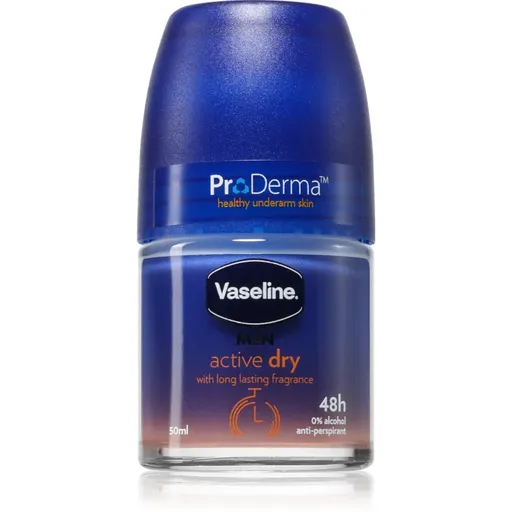 Vaseline Men Active Dry Roll-On antiperspirant roll-on pre mužov 50 ml