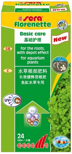 Sera Florenette hnojivo pre akvaríjne rastliny 24tbl