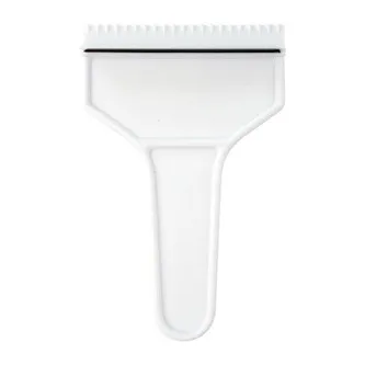 Škrabka na ľad biela, plast, so stierkou, DOPRADE