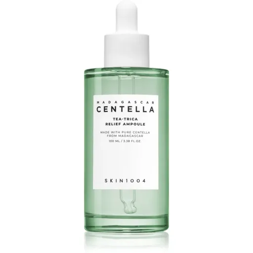 SKIN1004 Madagascar Centella Tea-Trica Relief Ampoule upokojujúce pleťové sérum pre problematickú pleť, akné 100 ml