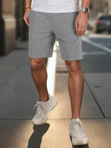 Pánske sivé tepláky Dstreet SX2485