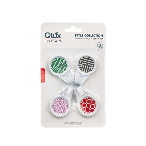 QLUX Plastové háčiky 4ks