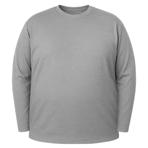 Miners Mate supersize Nadrozmerné tričko s dlhým rukávom Unisex - Šedý melír | 10XL