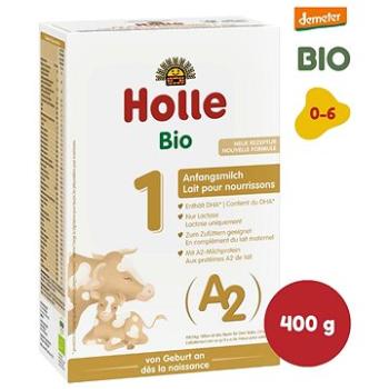 HOLLE Bio A2 počiatočné mlieko 1. od prvej fľaštičky, 400 g (7640230490375)