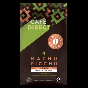 CAFÉDIRECT BIO Machu Picchu SCA 82 zrnková káva 750 g