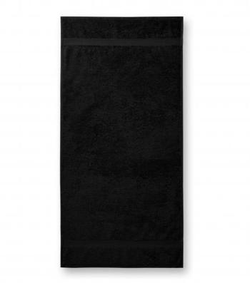 MALFINI Osuška Terry Bath Towel - Čierna | 70 x 140 cm