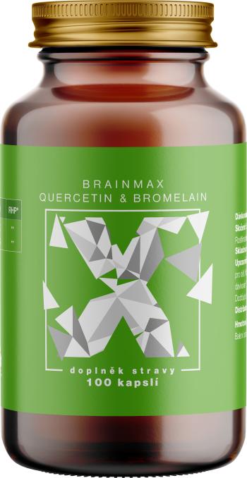 BRAINMAX Quercetin & Bromelain 100 kapsúl