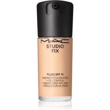 MAC Cosmetics Studio Fix Fluid SPF 15 24HR Matte Foundation + Oil Control zmatňujúci make-up SPF 15 odtieň NC16 30 ml