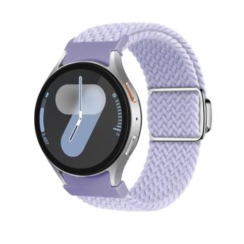 BRAIDED Nylonový remienok pre Samsung Galaxy Watch 7 (40 / 44 mm) oranžový FOG PURPLE