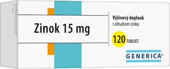 GENERICA Zinok 15 mg 120 tabliet