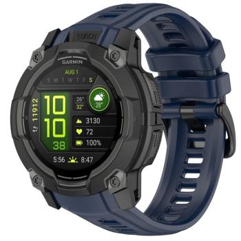 SILICONE Vymeniteľný remienok pre Garmin Instinct 3 45mm tmavomodrý