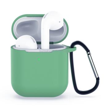 HOOK Silikónový obal pre Apple AirPods 1 / 2 zelený