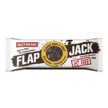 NUTREND FLAPJACK GLUTEN FREE , čokoláda + banán s horkou čokoládou 100 g