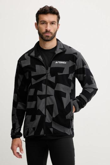 Športová mikina adidas TERREX Multi čierna farba, vzorovaná, JY4814