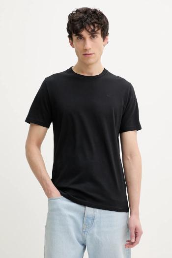 Bavlnené tričko Hollister Co. pánske, čierna farba, jednofarebné, KI324-5149